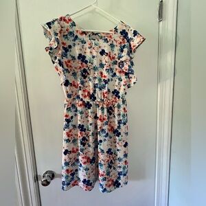 Merona Pink and Blue One Shoulder Sundress